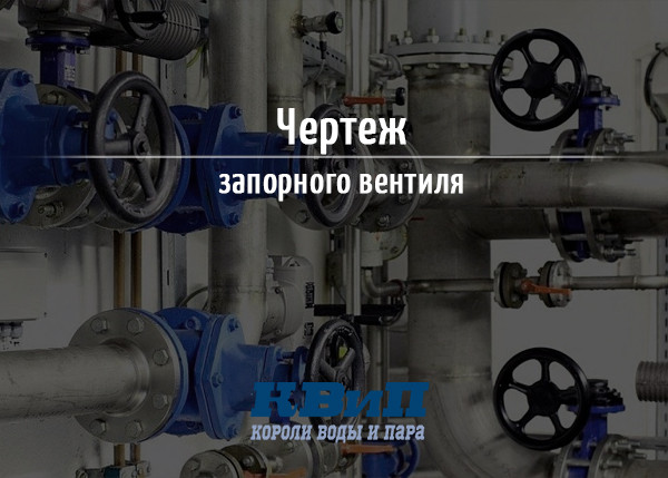 Чертеж запорного вентиля Чертеж запорного вентиля