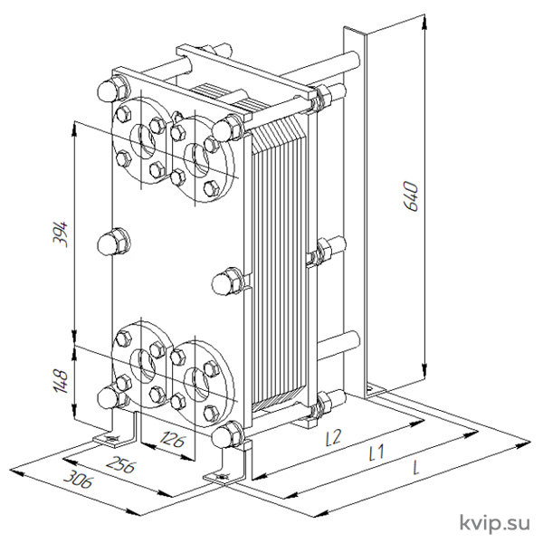 КВиП Пластинчатый теплообменник серии S КВиП в Новосибирску