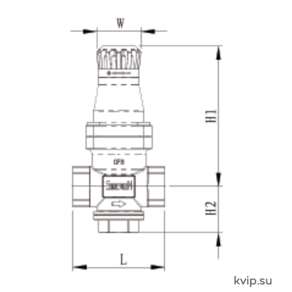 Боковая схема клапан YP-R1