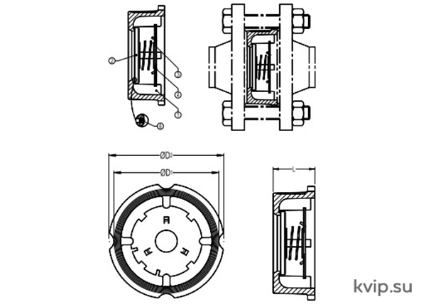 ADCA RD40 DN100_чертеж_1