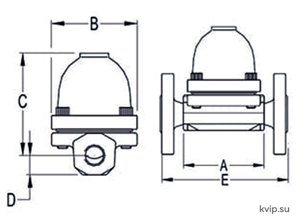 ADCA TH35-2-3 Конденсатоотводчик термостатический_Р1 ADCA TH35-2-3 Конденсатоотводчик термостатический_Р1