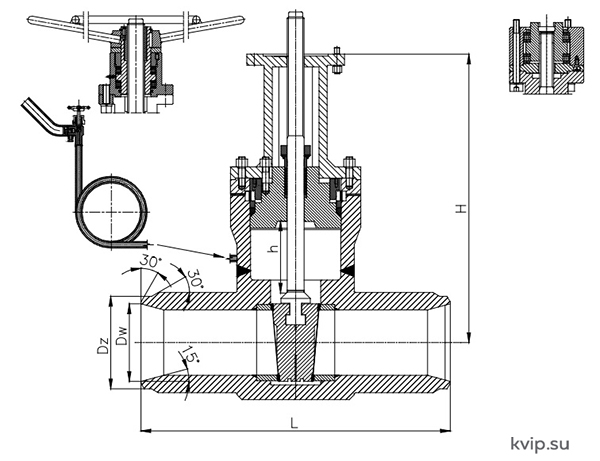 DP-V-YR169 Задвижка высоконапорная DN50-500 PN250_Р1
