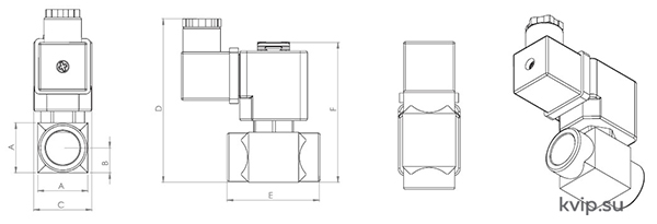 ESKA VALVE ESV 120-121 38-12 Клапаны соленоидные общепромышленные прямого действия_Р1 ESKA VALVE ESV 120-121 38-12 Клапаны соленоидные общепромышленные прямого действия_Р1