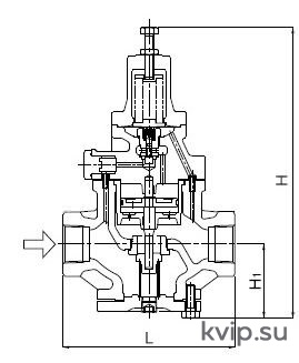 Yoshitake GP-1000AS Клапан редукционный для пара Yoshitake GP-1000AS Клапан редукционный для пара