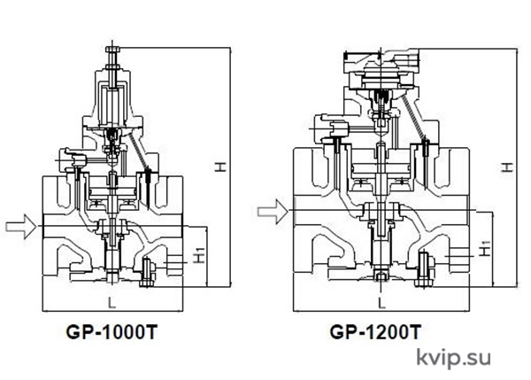 Yoshitake GP-1000T Редукционный клапан для воздуха_Р1