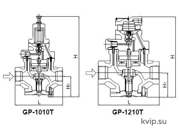 Yoshitake GP-1000T Редукционный клапан для воздуха_Р2