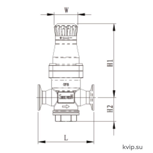 Боковая схема клапан YP-C1