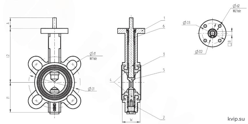 габаритные размеры EARP-T VBS-111