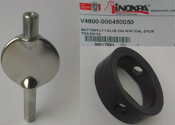 Заслонка Inoxpa (инокспа) Испания_Р1